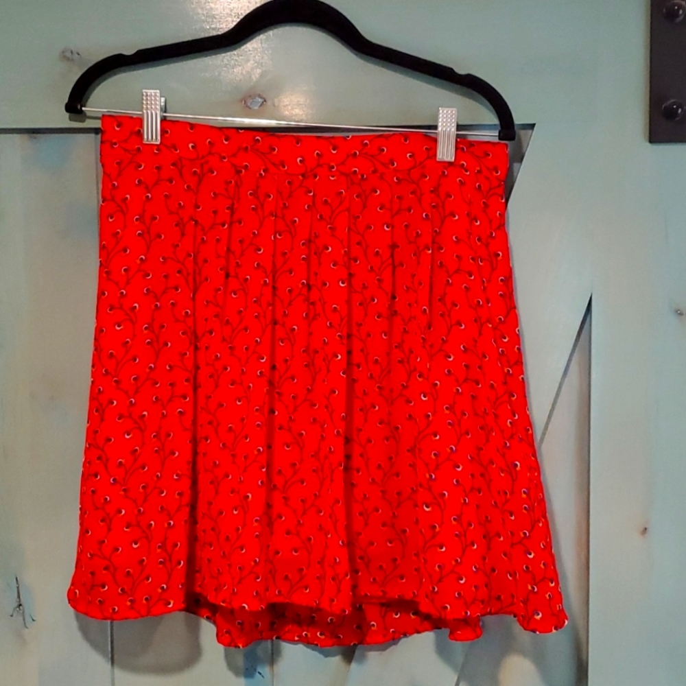 Red Old Navy Skirt Size M